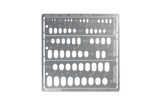 Tamiya - Modeling Template(Rounded Rectangles)