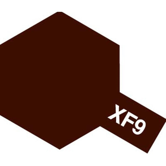 Tamiya - Flat Acrylic Paint XF-9 Hull Red 23ml - #81309
