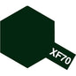 Tamiya - Flat Acrylic Paint XF-70 Dark Green 23ml - #81370