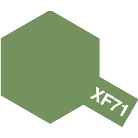 Tamiya - Flat Acrylic Paint XF-71 Cockpit Green 23ml - #81371