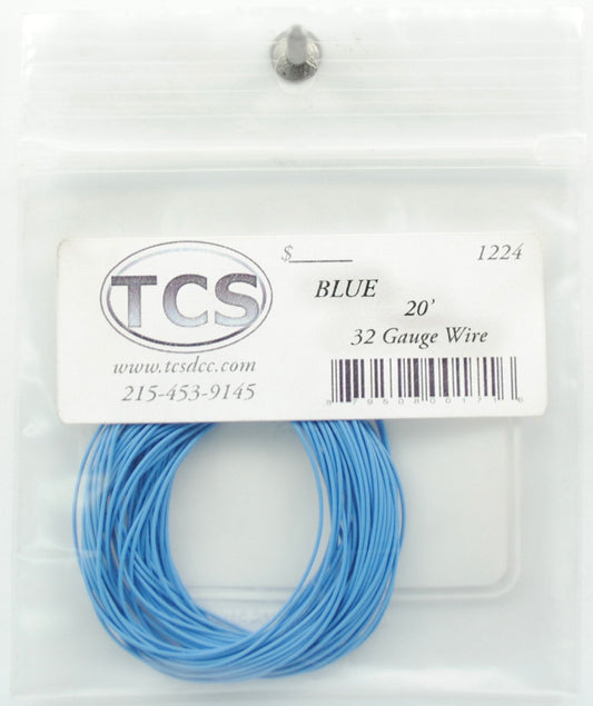 TCS - 20' 30g Wire Blue