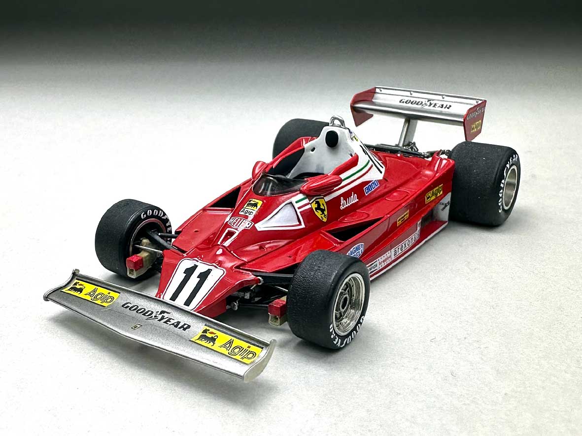 Tameo - TMK436 Ferrari 312 T2 - 1977 - White Metal Car Kit - Scale 1:43, Made in Italy