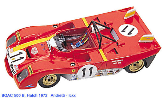 Tameo - TMK018 Formula 1 Ferrari 312PB Sport - White Metal Car Kit - Scale 1:43, Made in Italy