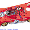 Tameo - TMK018 Formula 1 Ferrari 312PB Sport - White Metal Car Kit - Scale 1:43, Made in Italy