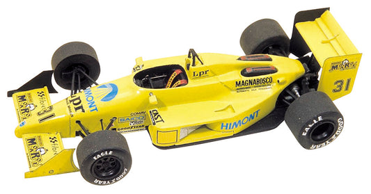 Tameo - TMK075 Coloni Cosworth CF188 - 1988 - White Metal Car Kit - Scale 1:43, Made in Italy