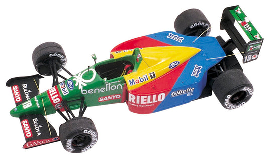 Tameo - TMK092 Benentton B189 Ford- 1989 - White Metal Car Kit - Scale 1:43, Made in Italy