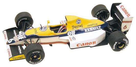Tameo - TMK113 Williams FW-13 Renault - 1989 - White Metal Car Kit - Scale 1:43, Made in Italy