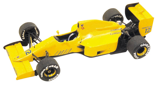 Tameo - TMK120 Lotus T-102 Lamborghini - 1990 - White Metal Car Kit - Scale 1:43, Made in Italy