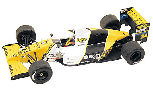 Tameo - TMK126 Minardi M-190 Cosworth- 1990 - White Metal Car Kit - Scale 1:43, Made in Italy