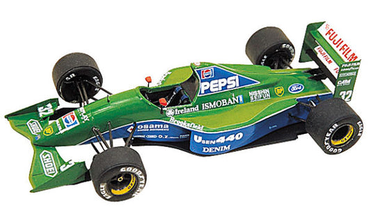 Tameo - TMK150 Jordan 191 Ford - 1991 - White Metal Car Kit - Scale 1:43, Made in Italy