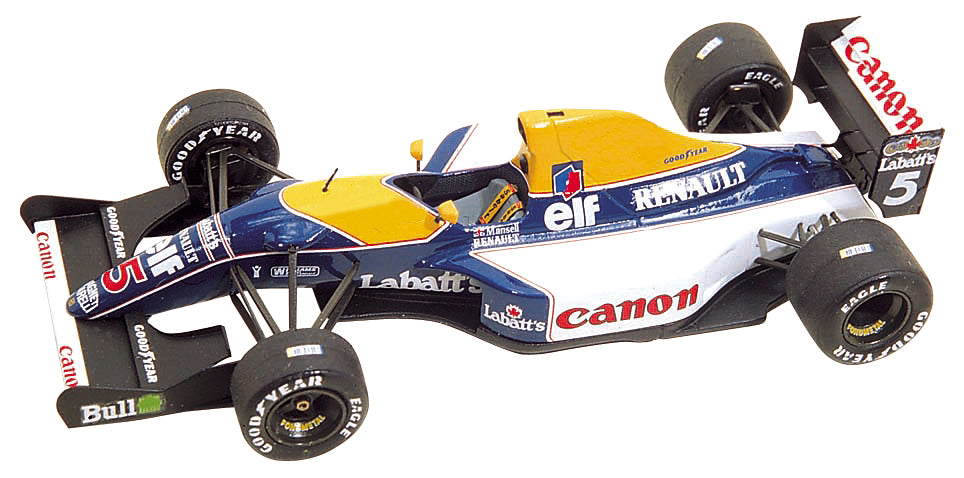 Tameo - TMK153 Williams F-14b Renault - 1992 - White Metal Car Kit - Scale 1:43, Made in Italy