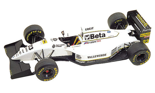 Tameo - TMK173 Minardi M-193 Ford- 1993 - White Metal Car Kit - Scale 1:43, Made in Italy