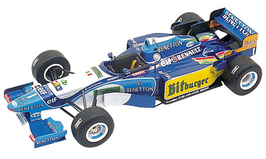Tameo - TMK200 Bennetton B-195 Renault - 1995 - White Metal Car Kit - Scale 1:43, Made in Italy