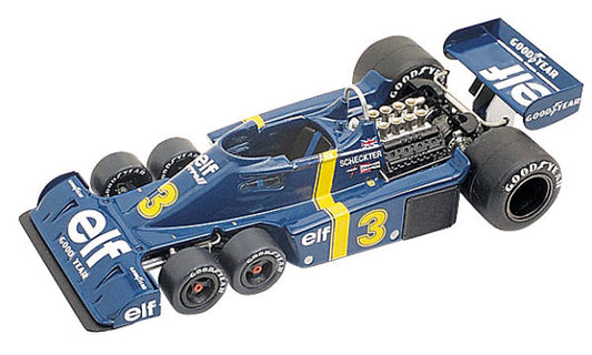 Tameo - TMK208 Tyrrell P-34 Ford- 1976 - White Metal Car Kit - Scale 1:43, Made in Italy
