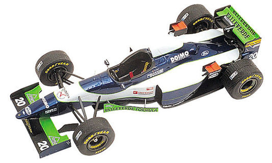 Tameo - TMK214 Minardi 195bFord- 1996 - White Metal Car Kit - Scale 1:43, Made in Italy