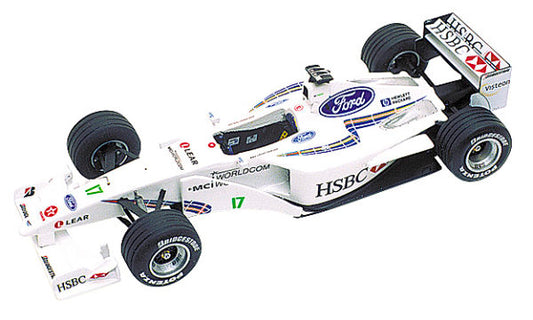 Tameo - TMK282 Stewart Sf-3 Ford - 1999 - White Metal Car Kit - Scale 1:43, Made in Italy