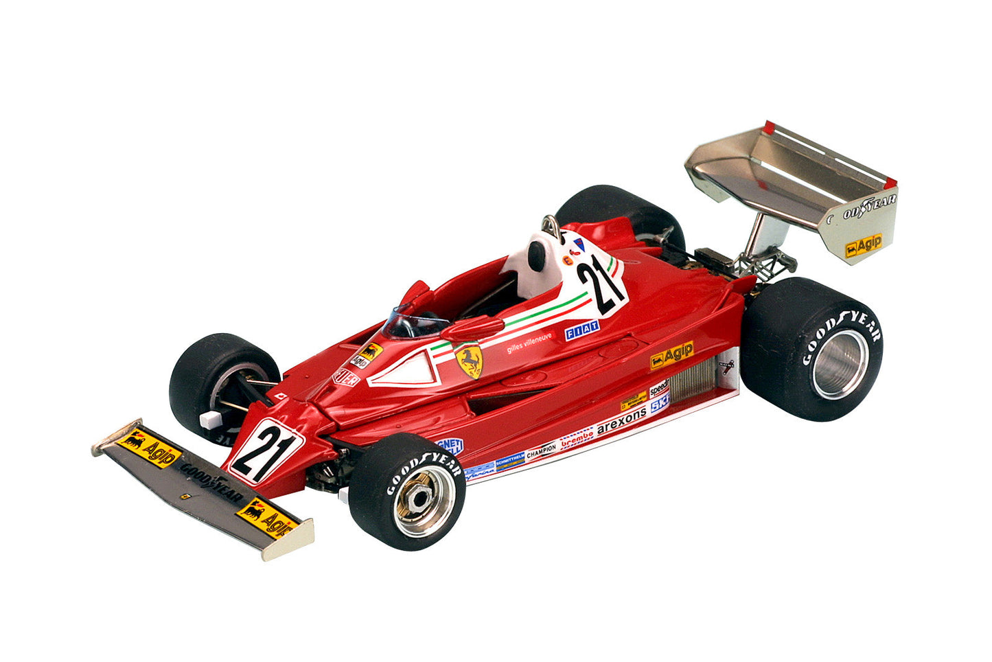 Tameo - TMK296 Ferrari 312-T2 - 1977 - White Metal Car Kit - Scale 1:43, Made in Italy