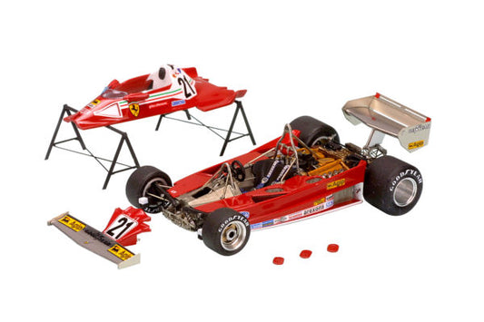 Tameo - TMK296 Ferrari 312-T2 - 1977 - White Metal Car Kit - Scale 1:43, Made in Italy