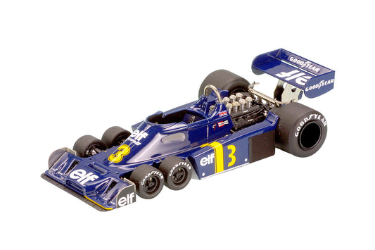 Tameo - TMK299 Tyrrell P34 Ford - 1976 - White Metal Car Kit - Scale 1:43, Made in Italy