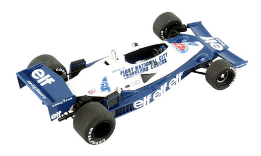 Tameo - TMK303 Tyrrell 008 Ford - 1978 - White Metal Car Kit - Scale 1:43, Made in Italy