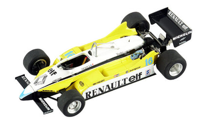 Tameo - TMK306 Renault RE-30B Renault Turbo - 1982 - White Metal Car Kit - Scale 1:43, Made in Italy