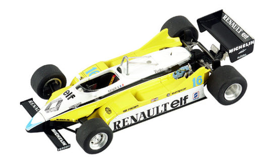 Tameo - TMK306 Renault RE-30B Renault Turbo - 1982 - White Metal Car Kit - Scale 1:43, Made in Italy