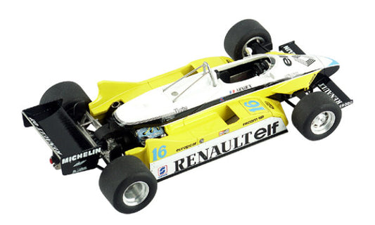 Tameo - TMK306 Renault RE-30B Renault Turbo - 1982 - White Metal Car Kit - Scale 1:43, Made in Italy