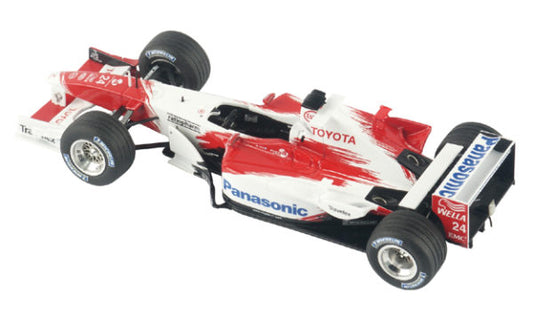 Tameo - TMK311 Toyota TF-102 - 2002- White Metal Car Kit - Scale 1:43, Made in Italy