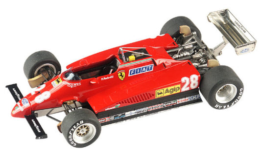 Tameo - TMK316 Ferrari 126 C2 - 1982 - White Metal Car Kit - Scale 1:43, Made in Italy