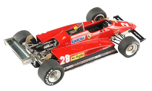 Tameo - TMK316 Ferrari 126 C2 - 1982 - White Metal Car Kit - Scale 1:43, Made in Italy
