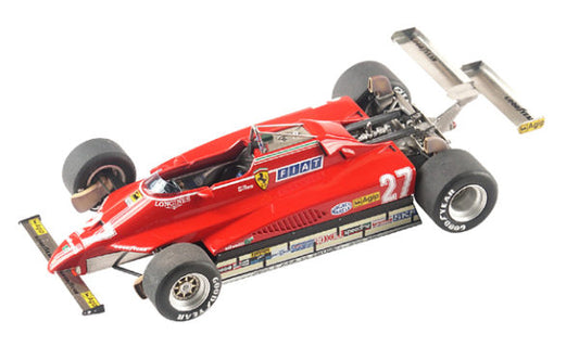 Tameo - TMK320 Ferrari 126 C2 - 1982 - White Metal Car Kit - Scale 1:43, Made in Italy