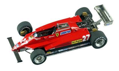 Tameo - TMK332 Ferrari 126 C2 - 1982 - White Metal Car Kit - Scale 1:43, Made in Italy