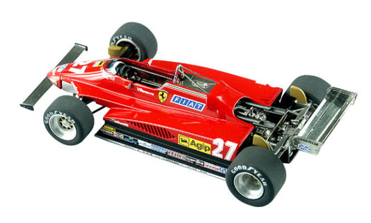 Tameo - TMK332 Ferrari 126 C2 - 1982 - White Metal Car Kit - Scale 1:43, Made in Italy