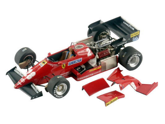 Tameo - TMK336 Ferrari 126 C3 - 1983 - White Metal Car Kit - Scale 1:43, Made in Italy