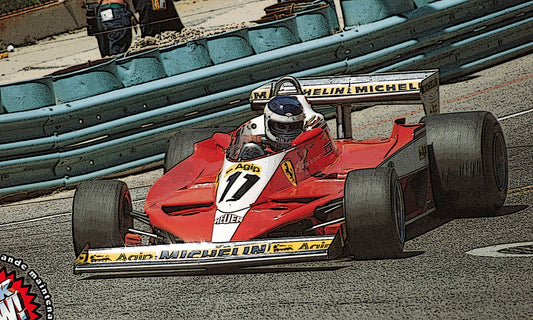 Tameo - TMK341 Ferrari 312 T3 - 1978 - White Metal Car Kit - Scale 1:43, Made in Italy