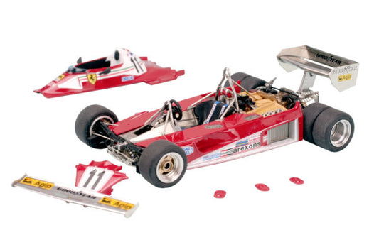 Tameo - TMK352 Ferrari 312 T2 "Test Car"- 1977 - White Metal Car Kit - Scale 1:43, Made in Italy
