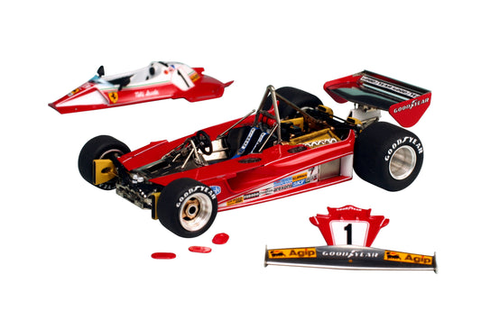 Tameo - TMK357 Ferrari 312T2 - 1976 - White Metal Car Kit - Scale 1:43, Made in Italy
