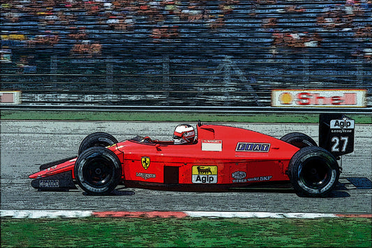 Tameo - TMK369 Ferrari F1-89 - 1989 - White Metal Car Kit - Scale 1:43, Made in Italy