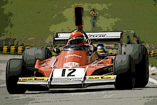Tameo - TMK372 Ferrari 312B3 - 1974 - White Metal Car Kit - Scale 1:43, Made in Italy