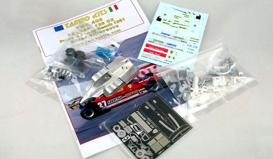 Tameo - TMK 409 Metal Kit 1:43 Scale - Ferrari F1 126CX - Long Beach G.P. 1981 - Gilles Villeneuve