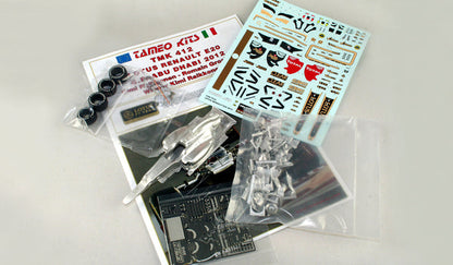 Tameo - TMK412 Lotus E20 Renault - 2012 - White Metal Car Kit - Scale 1:43, Made in Italy