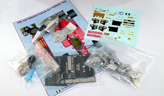 Tameo - TMK428 Ferrari 156-85 - 1985 - White Metal Car Kit - Scale 1:43, Made in Italy
