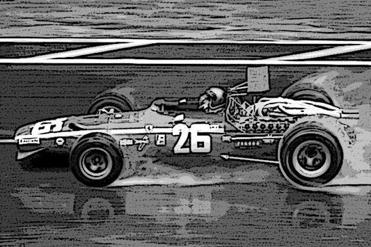 Tameo - TMK 399 FERRARI 312 F1-68 French GP 1968 - White Metal Car Kit - Scale 1:43