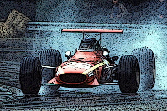 Tameo - TMK 399 FERRARI 312 F1-68 French GP 1968 - White Metal Car Kit - Scale 1:43