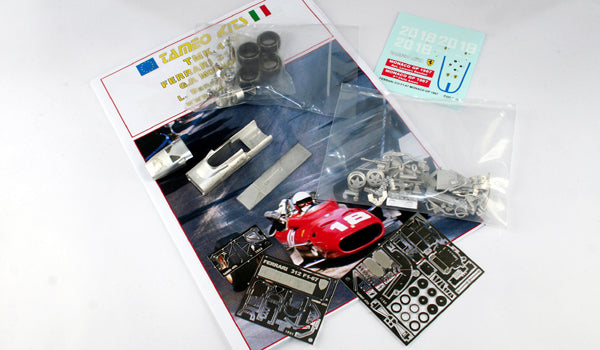 Tameo - TMK 419 FERRARI F1-67 1967 Monaco GP - White Metal Car Kit - Scale 1:43