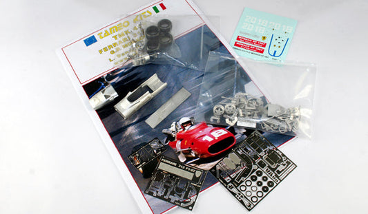 Tameo - TMK 419 FERRARI F1-67 1967 Monaco GP - White Metal Car Kit - Scale 1:43