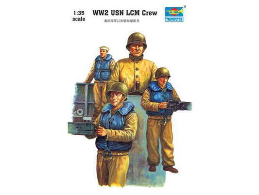 Trumpeter - WW-II USN LCM CREW 1:35