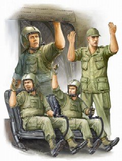 Trumpeter - US ARMY CH-47 CREW in NAM 1:35