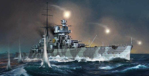 Trumpeter - Italian Heavy Cruiser Fiume 1:350