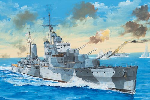 Trumpeter - HMS Naiad Lt Cruiser 1:350